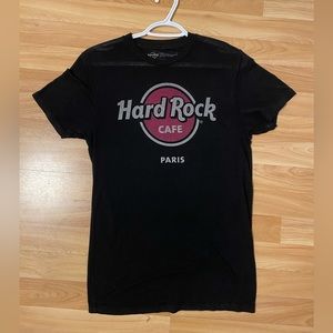 Hard Rock Cafe Paris shirt in black